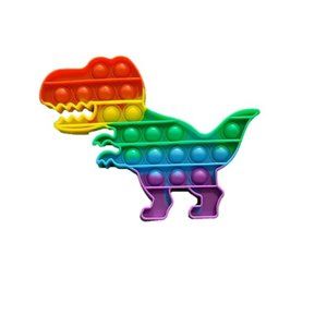 Pop it relaxation game kids toys dinosaur